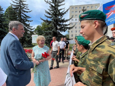 Председатель Курского городского Собрания Алла Чертова приняла участие в открытии межрегиональной «Вахты памяти»