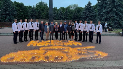 Курск принял участие во всероссийской акции «Огненные картины войны» и «Свеча Памяти»
