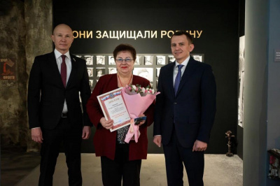 Нагрудный знак «Почётный гражданин города Курска» Рябовой Клары Александровны передан в музей «Юные защитники Родины»