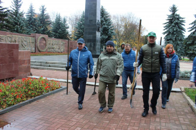 Акция, приуроченная к грядущей годовщине героической обороны Курска в годы Великой Отечественной Войны